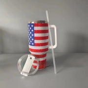 Stars And Stripes Flag Cup Stainless Steel Thermos Cup